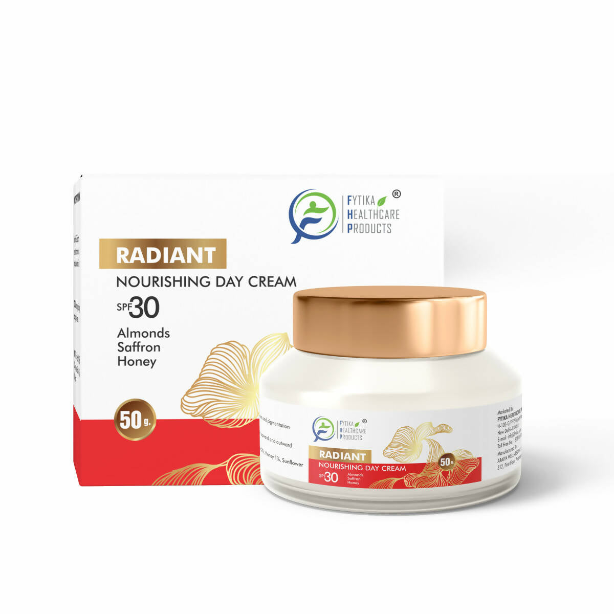 Buy Fytika Radiant Nourishing Day Cream with Saffron, Almonds and Honey with SPF30 from DrMediCart, Ship from India to USA