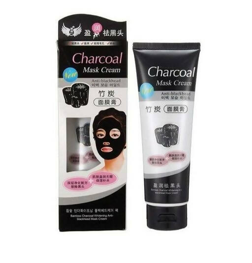 Favon Activated Charcoal Face Mask for Blackhead Removal and Clarifying Skin