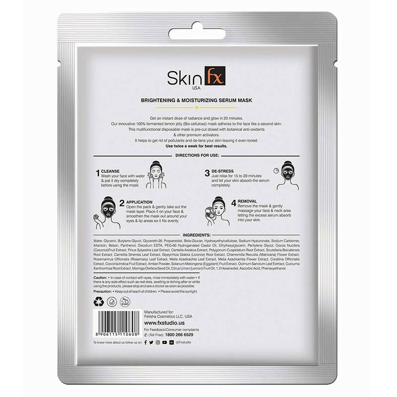 Skin Fx Brightening & Moisturizing Serum Mask