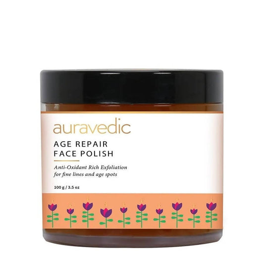 Buy Auravedic Age Repair Face Polish from DrMediCart, Ship from India to USA