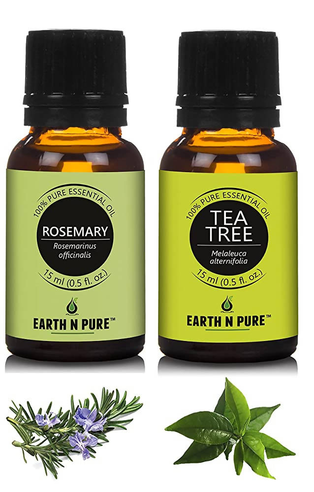 Earth N Pure Rosemary & Tea Tree Essential Oils