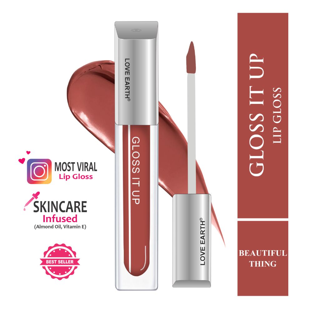 Love Earth Lip Gloss - Beautiful Thing (Barbie Pink)
