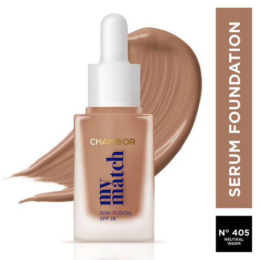 Buy Chambor My Match SPF 15 Skin Fusion Serum Foundation   405 Neutral Warm from DrMediCart, Ship from India to USA