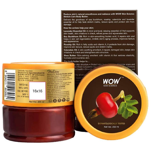 Buy Wow Skin Science Stretch Care Body Butter from DrMediCart, Ship from India to USA