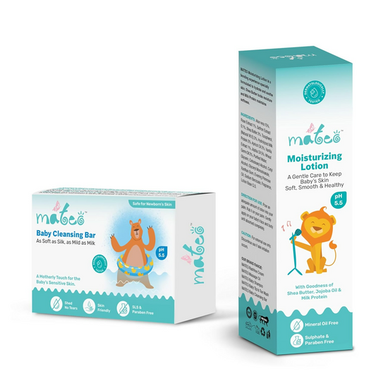 Mateo Baby Cleansing Bar & Moisturizing Lotion