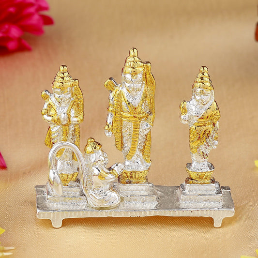 Buy Estele Gold-Polished Spiritual Ram Darbar|God Ram,Laxman,Sita & Hanuman Idol for Home/Car Décor