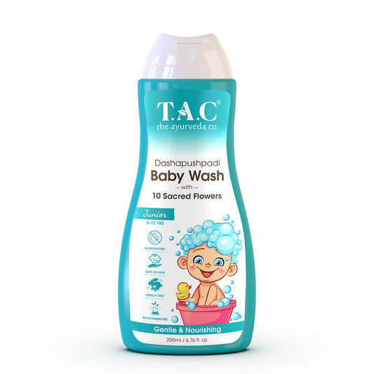 TAC - The Ayurveda Co. Dashapushpadi Ayurvedic Baby Body Wash For Cleansing & Nourishing Skin