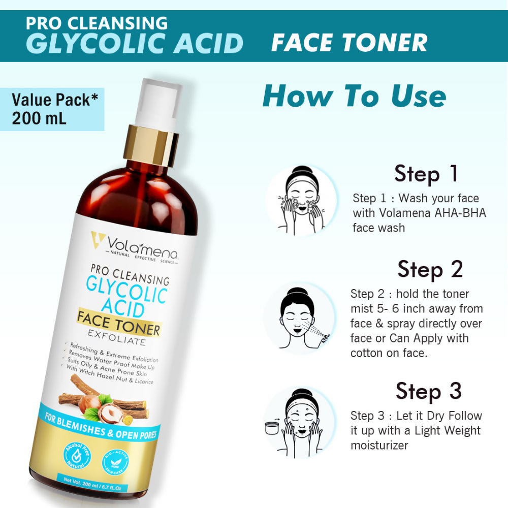 Volamena Pro Clearing Glycolic Acid Face Toner