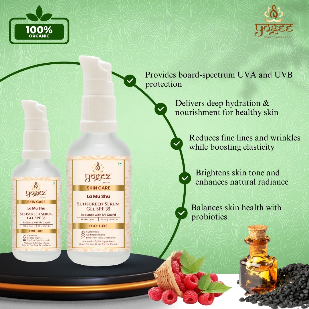 Yogez La Mu Shu Sunscreen Serum SPF 35