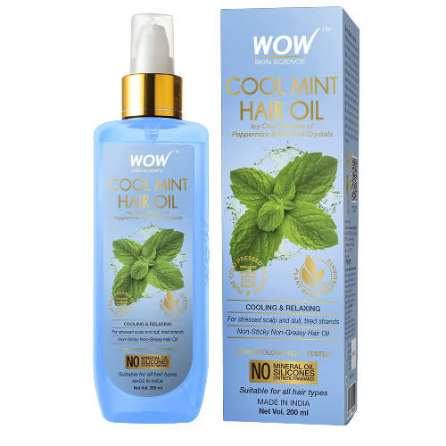 Buy Wow Skin Science Cool Mint Hair Oil from DrMediCart, Ship from India to USA