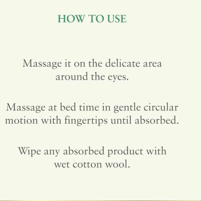Just Herbs I'brite Almond & Green Tea Nourishing Under Eye Cream benefits