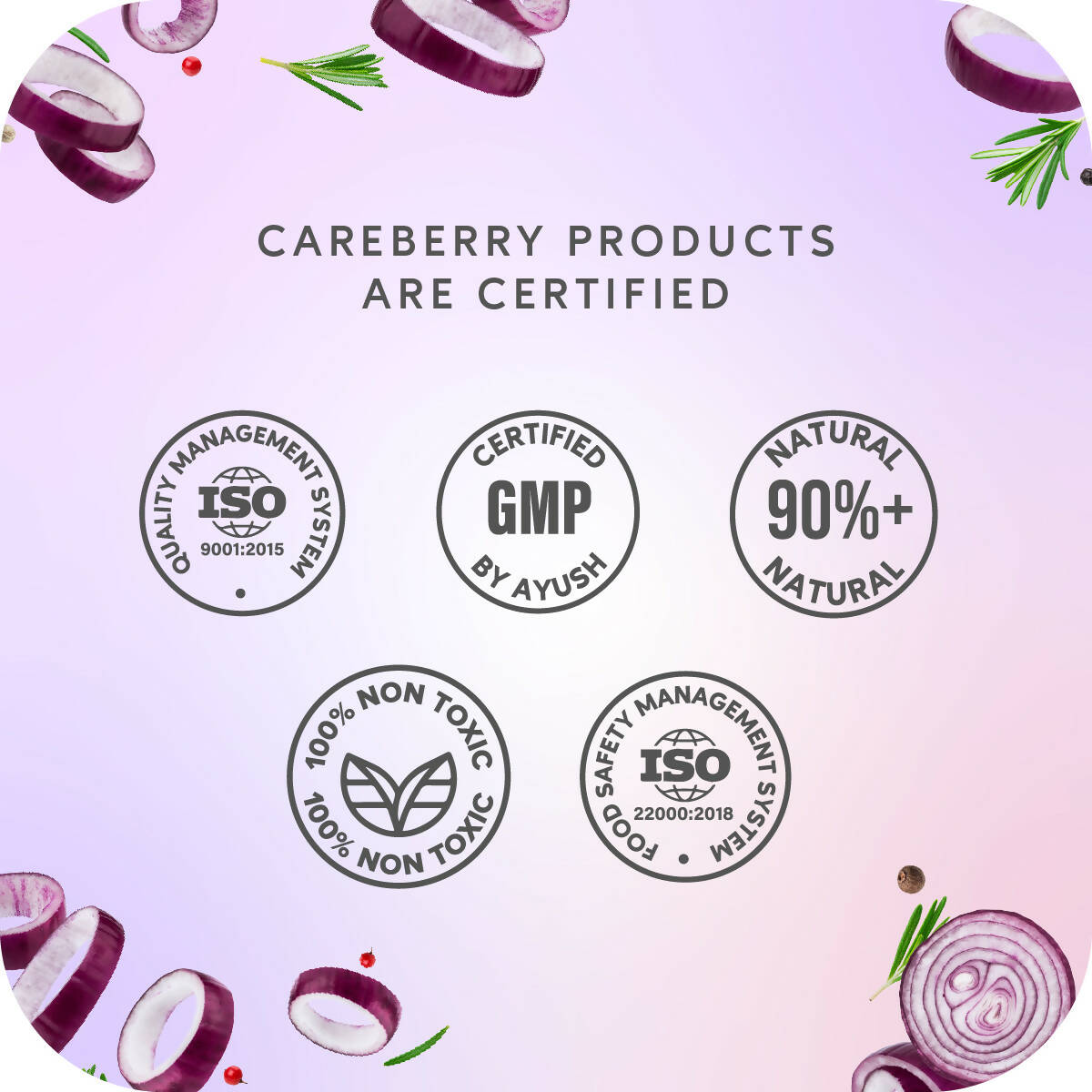Careberry Organic Red Onion & Black Seed Oil Ultimate Anti Hair Fall Shampoo + Conditioner + Hair Oil - DrMediCart