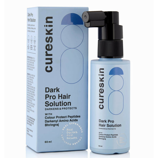 Cureskin Dark Pro Hair Solution Natural Hair Darkener with Colour Protection