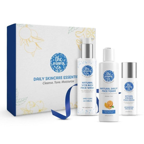 Buy The Moms Co Daily Skin Care Essentials Box from DrMediCart, Ship from India to USA