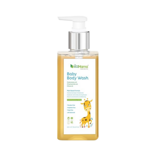 The Eco Mama Baby Body Wash With Aloe Vera Extract, Calendula & Olive Oil