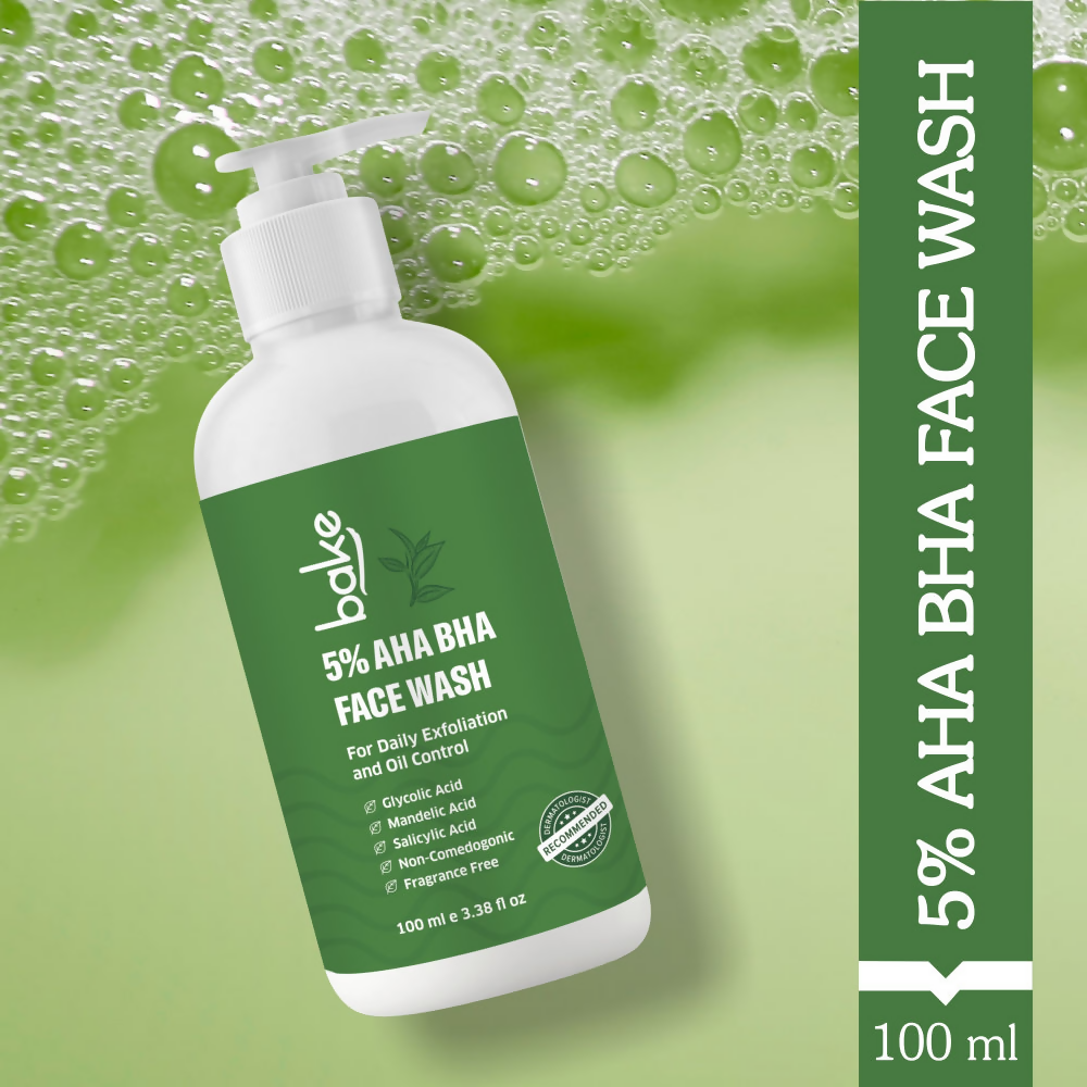Bake 5% AHA BHA Face Wash With Salicylic Acid