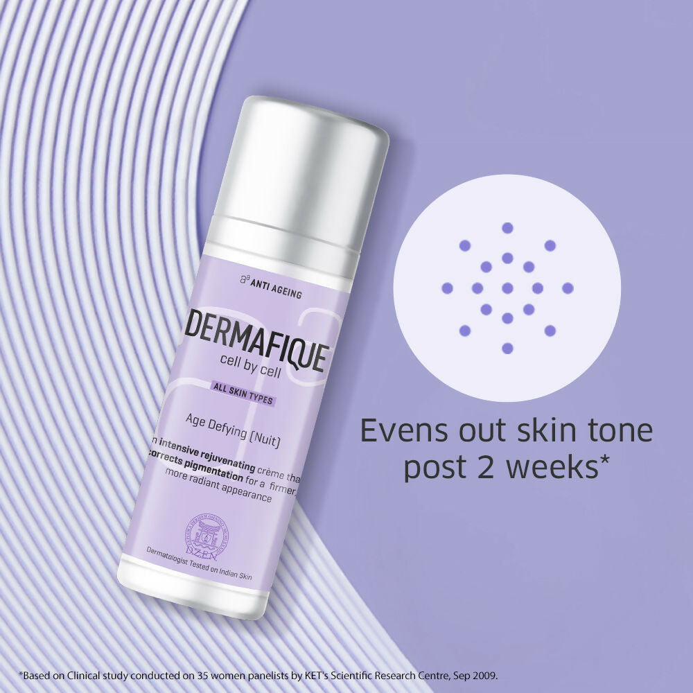 Dermafique Age Defying Nuit, Night Cream For Pigmentation & Dark Spots