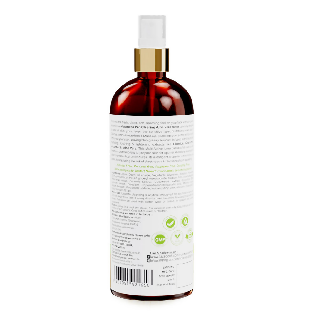 Volamena Pro Clearing Aloe Vera Face Toner