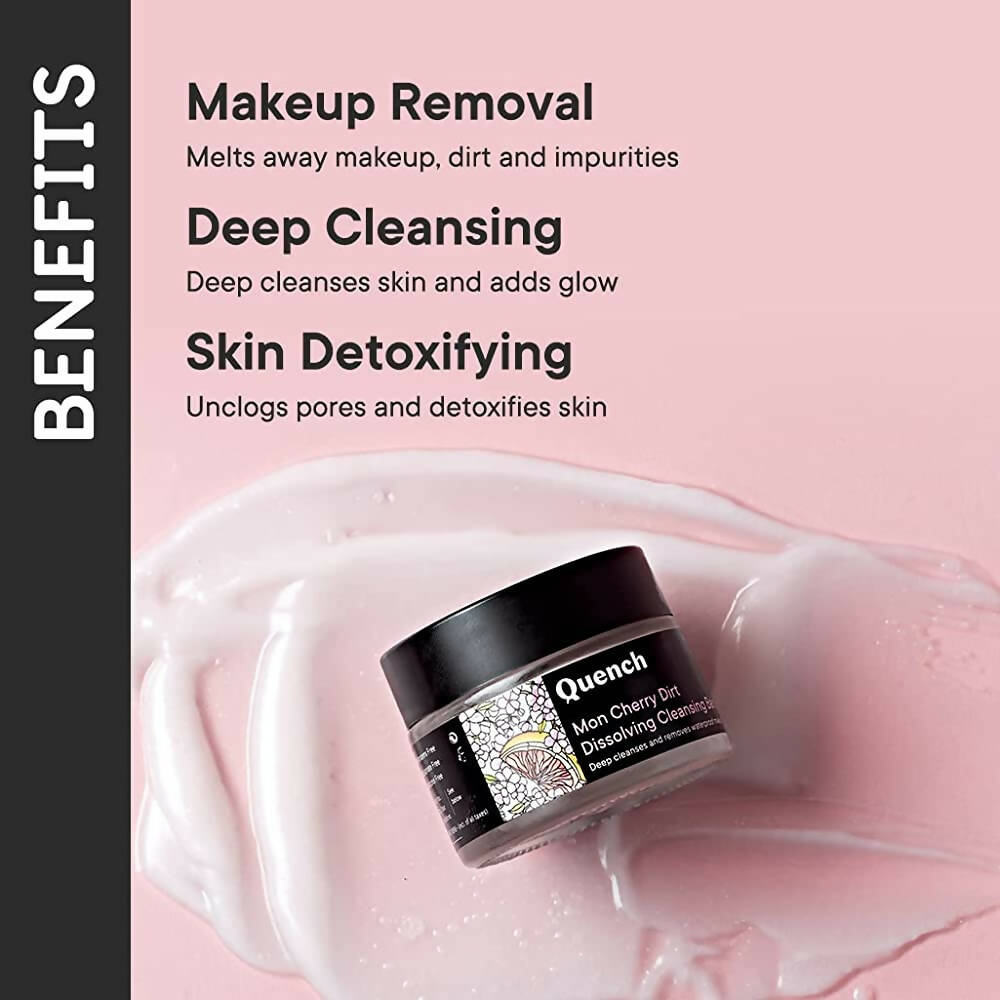 Quench Botanics Mon Cherry Dirt Dissolving Cleansing Balm - Korean Skincare