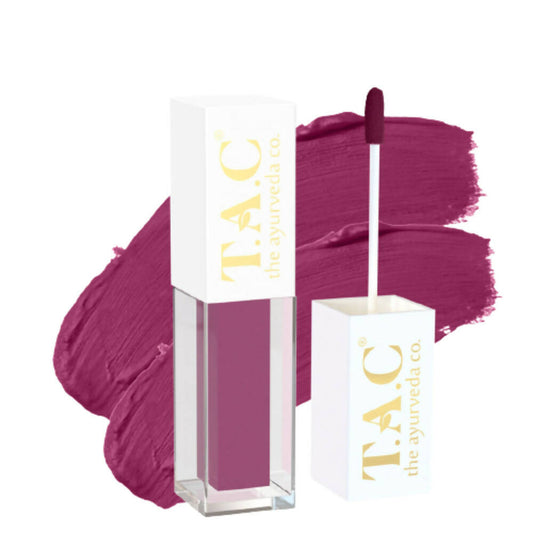 TAC - The Ayurveda Co. Liquid Matte Velvet Mauve Lipstick