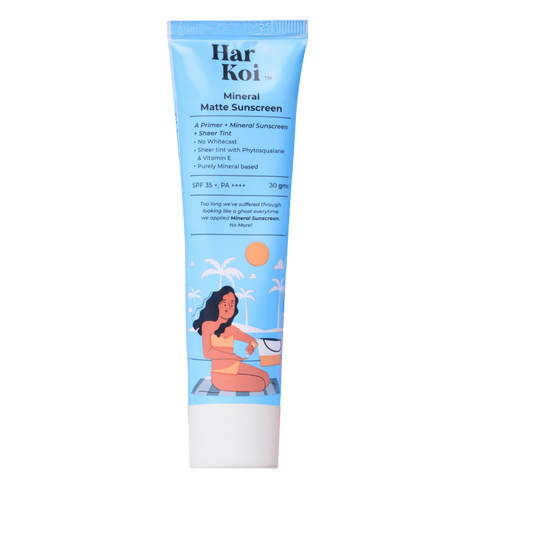 The Harkoi Mineral Matte Sunscreen - SPF 35 - Shade #1