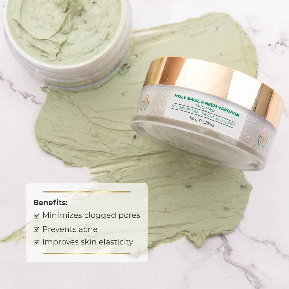 Nourish Mantra Holy Basil & Neem Vardaan Mud Mask - DrMediCart