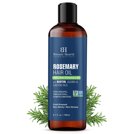 Botanic Hearth 100% Pure Rosemary Oil For Hair Growth, Controls Hair Fall, Promotes New Hair Growth