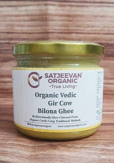 Satjeevan A2 Gir Cow Bilona Ghee | Pure A2 Gir Cow Bilona Ghee | 100% Gir Cow Ghee | Traditional Cow Ghee