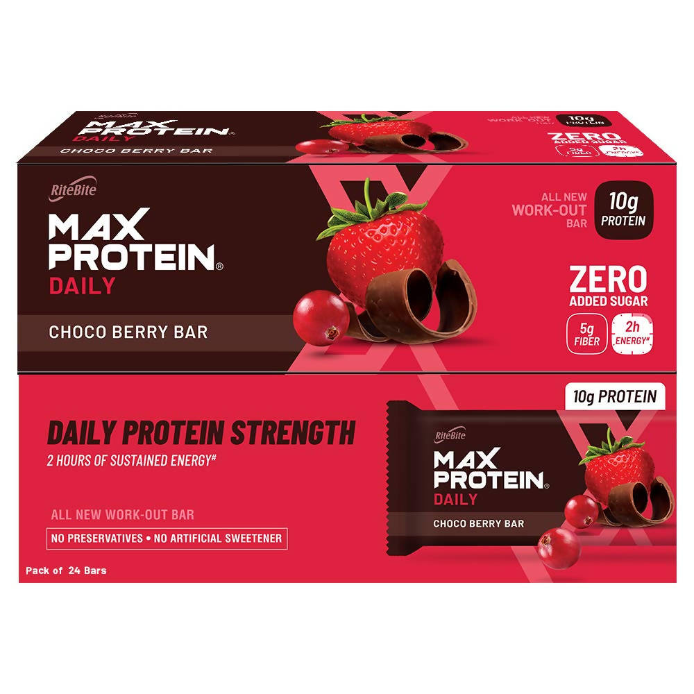 RiteBite Max Protein Daily Choco Berry Bar
