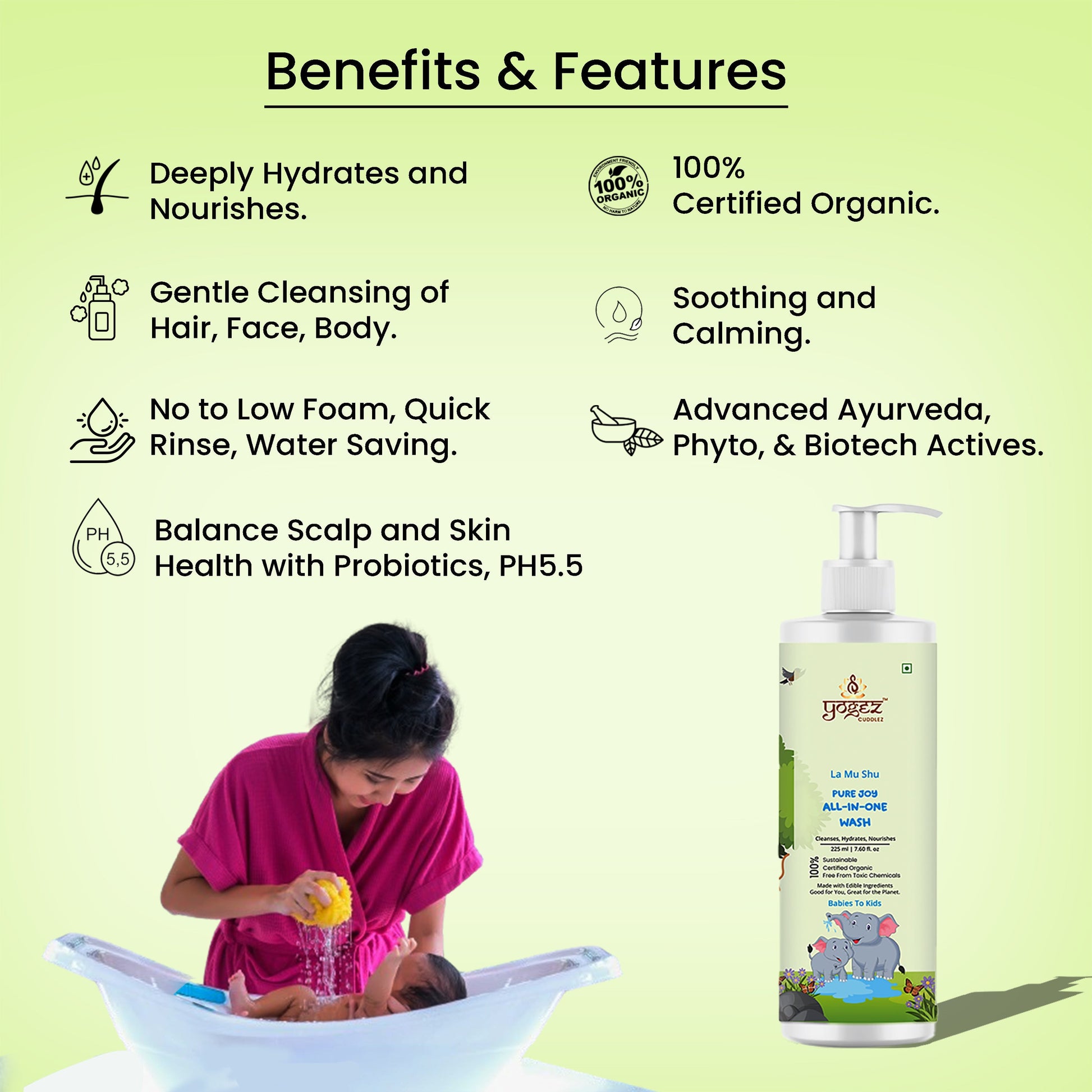 Yogez La Mu Shu Pure Joy All-in-One Wash