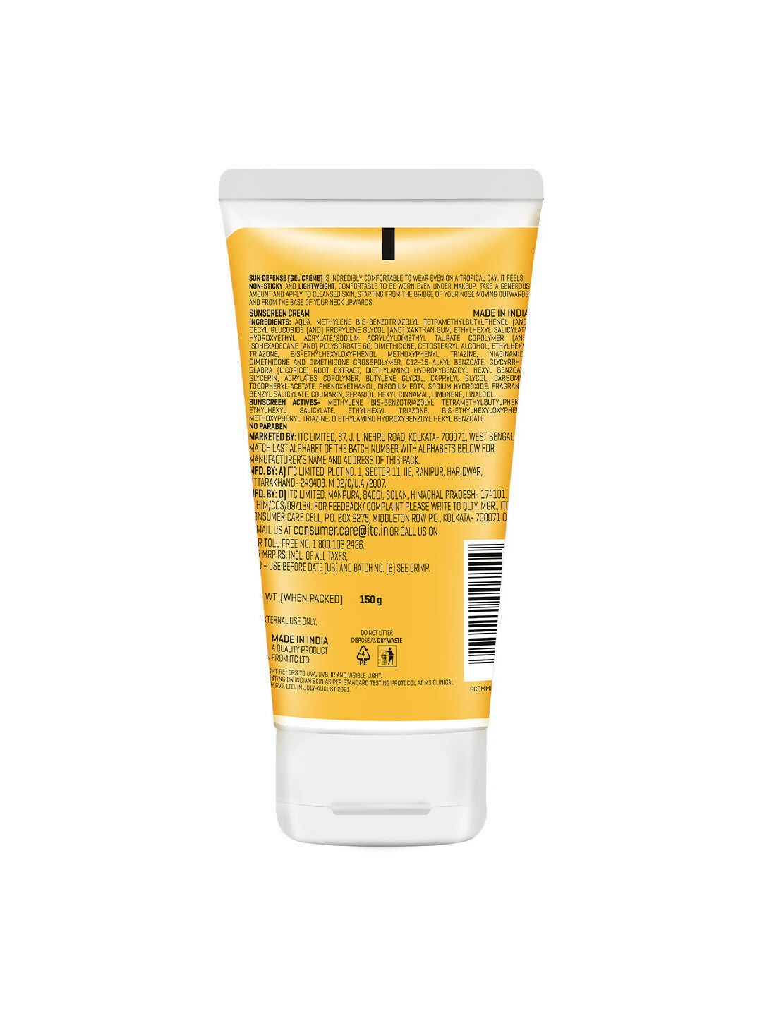 Dermafique Sun Defense Gel Creme SPF 30 Sunscreen, Prevents Tanning And Pigmentation
