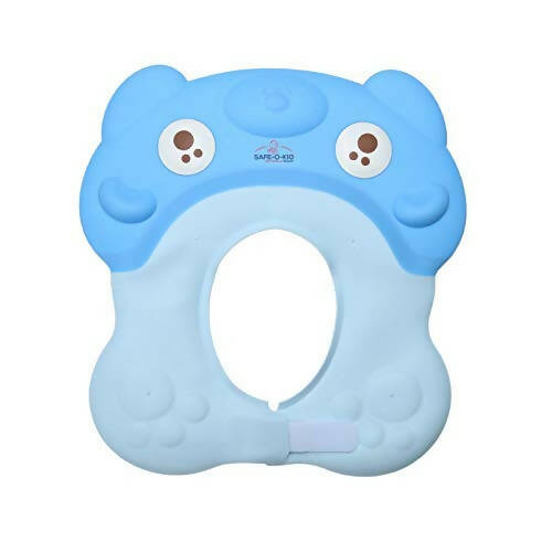 Safe-O-Kid Shampoo Hat / Cap For Kids, No Tears & Adjustable, Blue