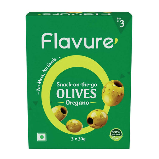 Flavure Snack-On-The-Go Olives Oregano