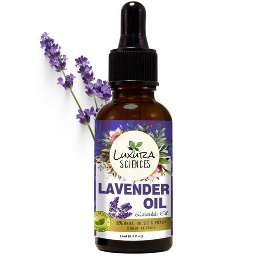 Luxura Sciences Pure and Natural Undiluted Therapeutic Grade Organic Lavender Essential Oil Perfect for Aromatherapy