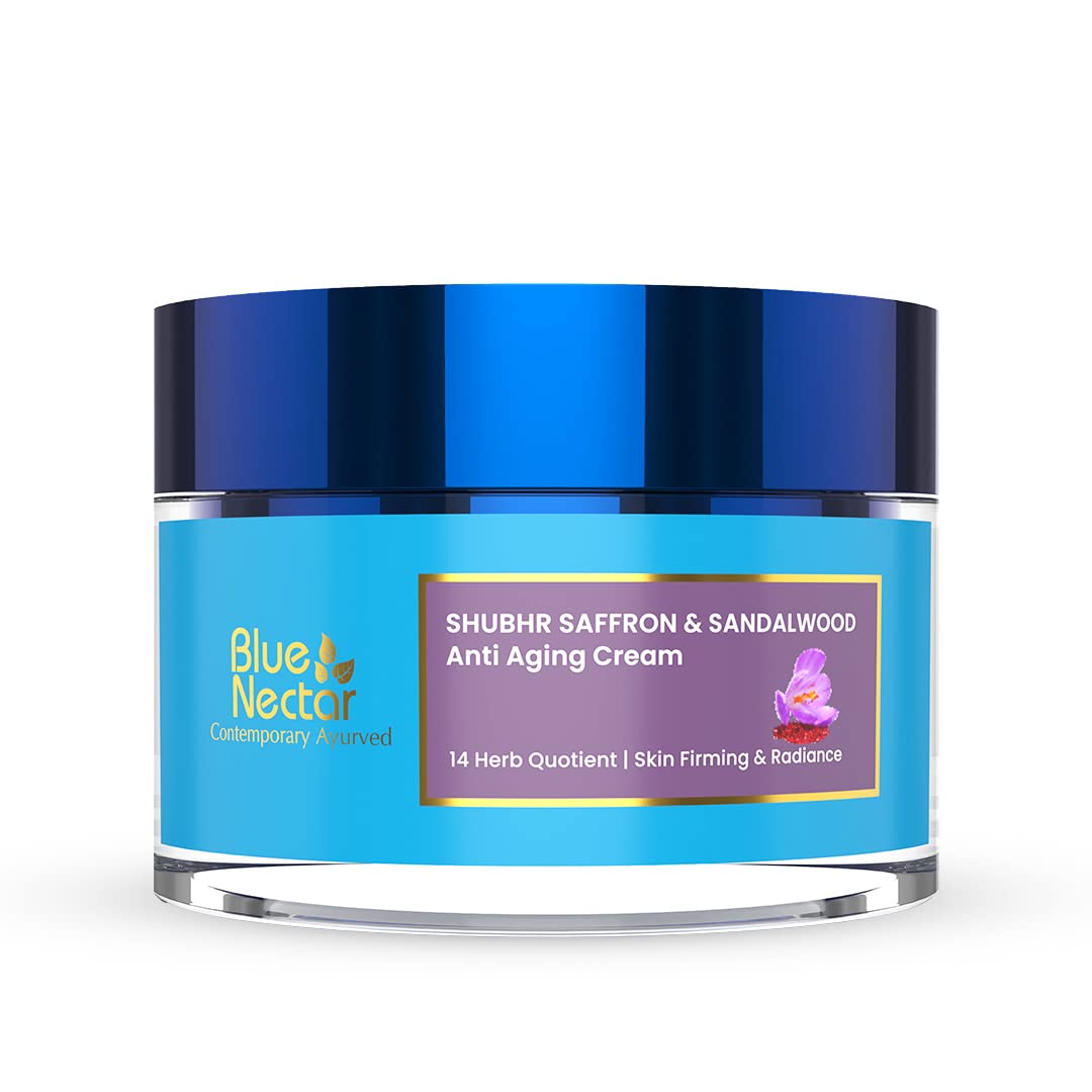 Blue Nectar Shubhr Anti Aging Saffron Cream - Skin Firming & Radiance