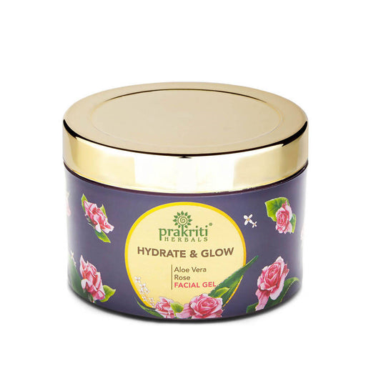 Buy Prakriti Herbals Hydrate & Glow Aloe Vera Rose Facial Gel from DrMediCart