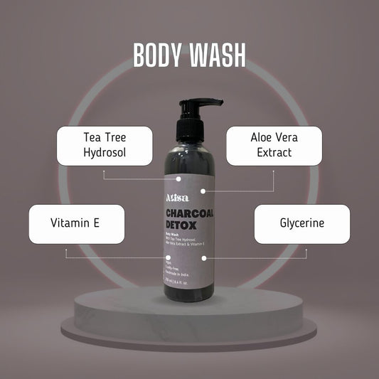 Buy Atisa Charcoal cleanse  Body Wash from DrMediCart, Ship from India to USA