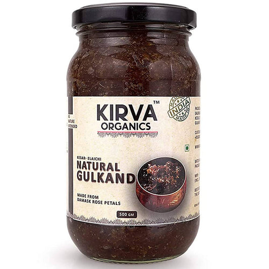 Kirva Organics Kesar Elaichi Natural Gulkand