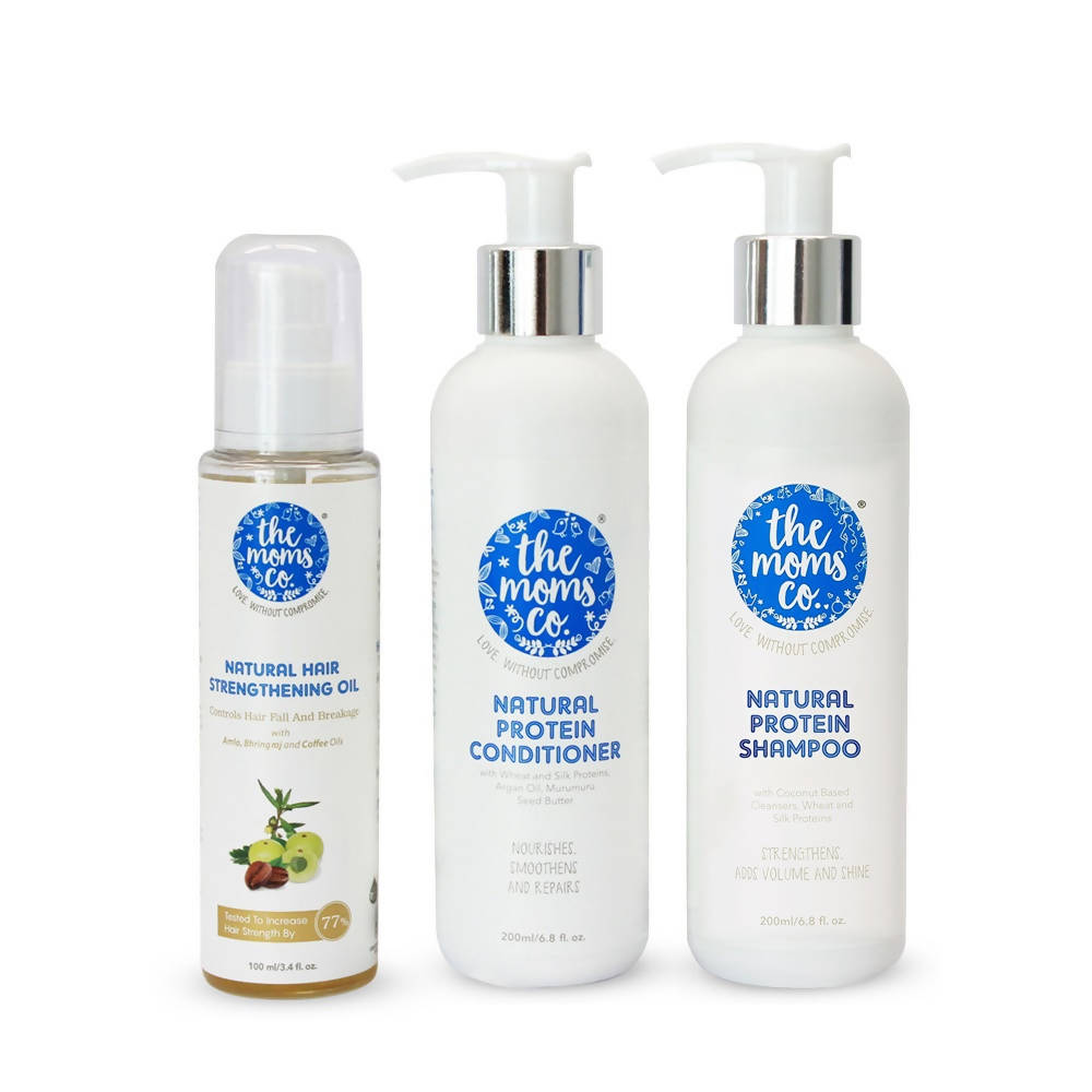 Buy The Moms Co Natural Anti-Hair Fall Complete Care Kit from DrMediCart, Ship from India to USA