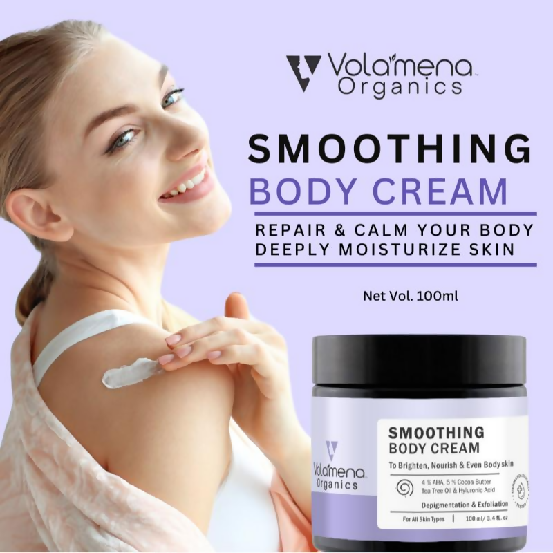 Volamena Smoothing Body Cream With AHA & Cocoa Butter