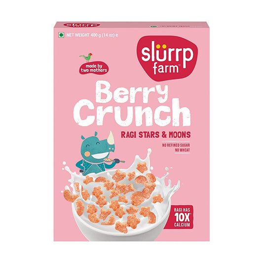 Slurrp Farm Strawberry Stars and Moons Millet Crunch