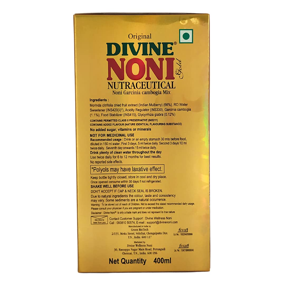 Original Divine Noni Nutraceuticals Product