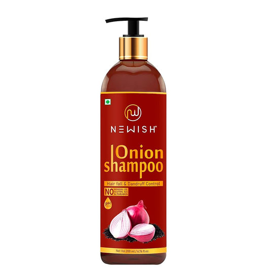 Newish Red Onion Shampoo For Hair Growth & Hair Fall Control