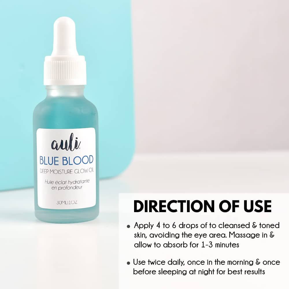 Auli Blue Blood Moisture Glow Oil (Blue Tansy) - DrMediCart