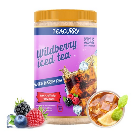 Buy Teacurry Wildberry Instant Iced Tea Powder from DrMediCart