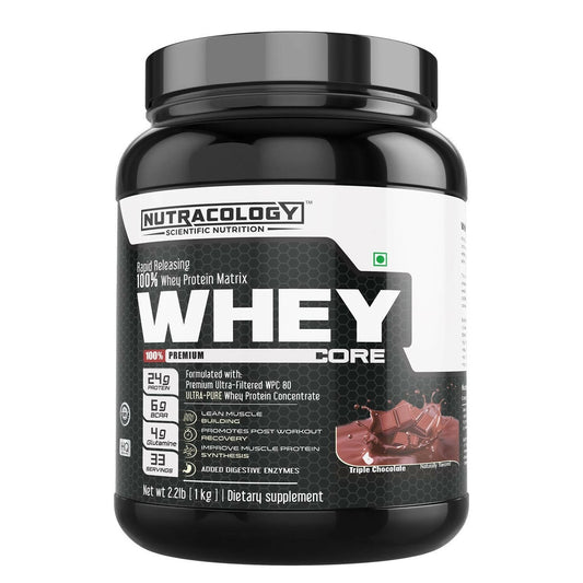 Nutracology Whey Core Whey Protein For Muscle Strength & Stamina