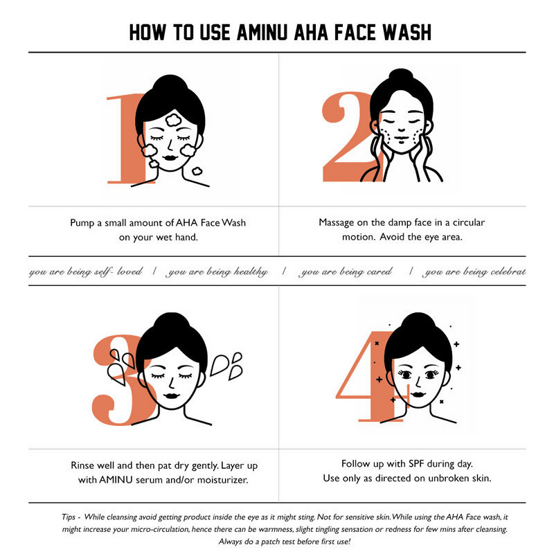 Aminu A-HA Face Wash for Brightening & Oil Control