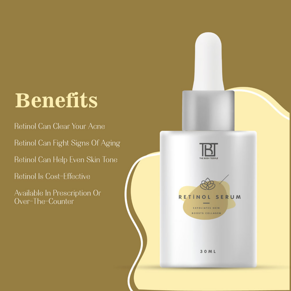 The Body Temple 0.3% Retinol Face Serum