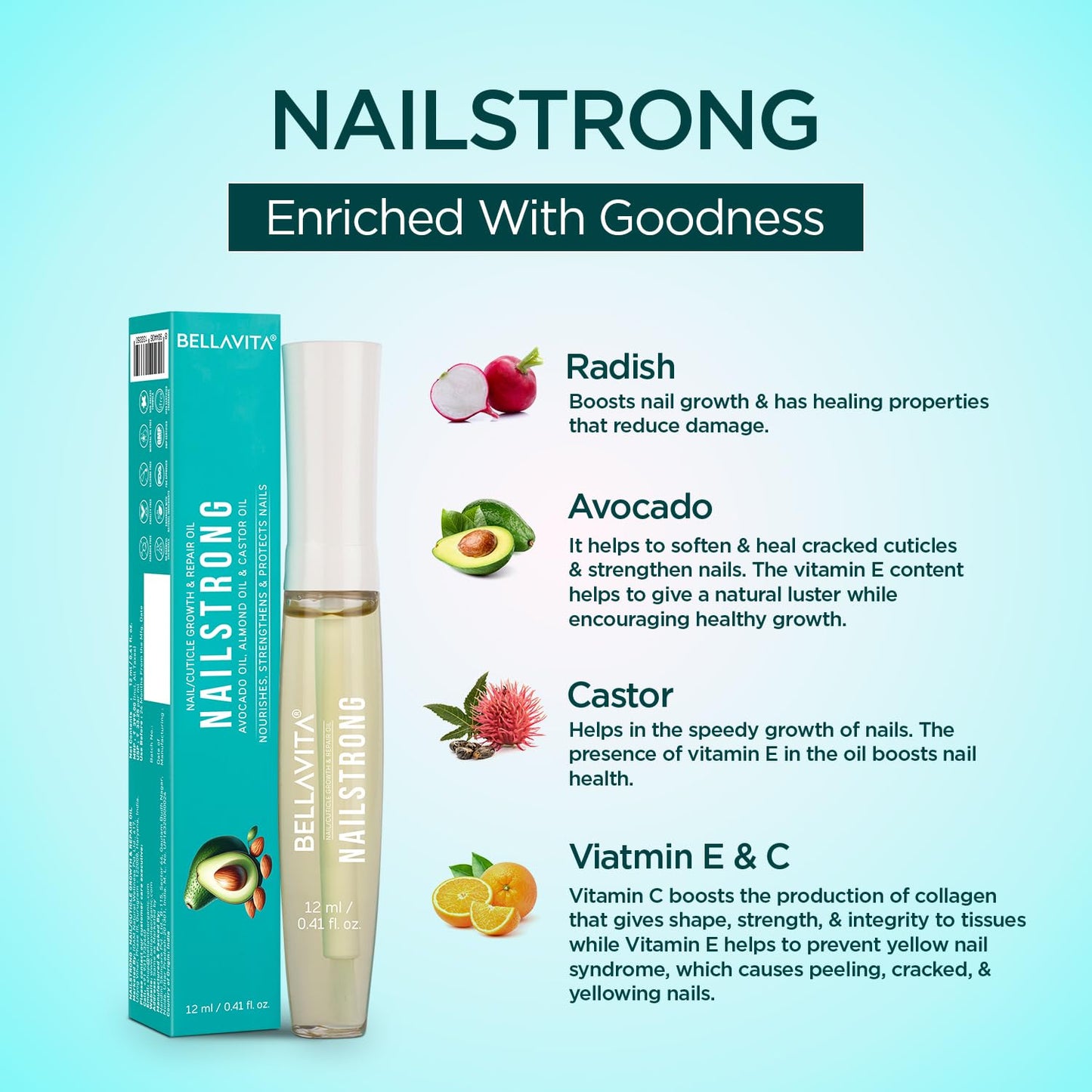 Bella Vita Organic Nail Strong Oil