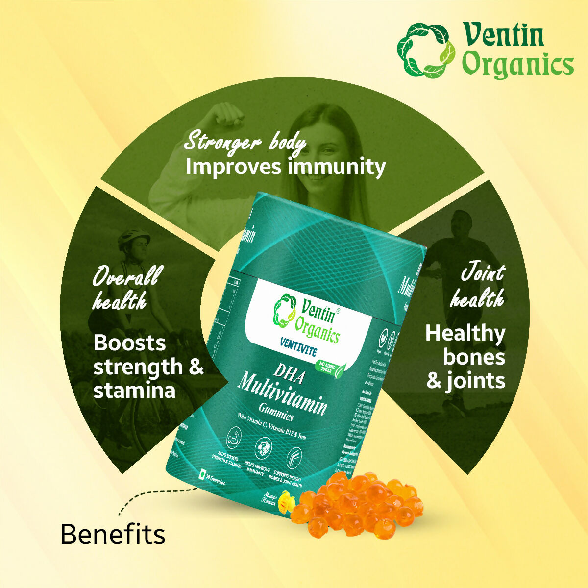 Ventin Organics Ventivite DHA Multivitamin Gummies